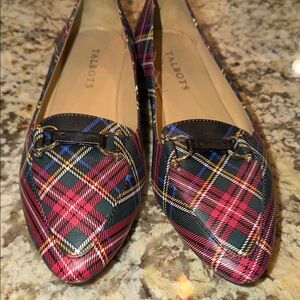 Talbots Women's Multicolor Plaid Loafers